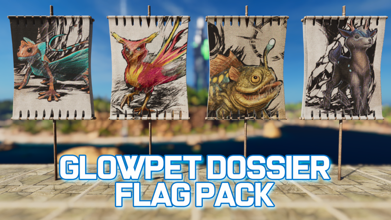 Glowpet Dossier Flag Pack - ARK Painting