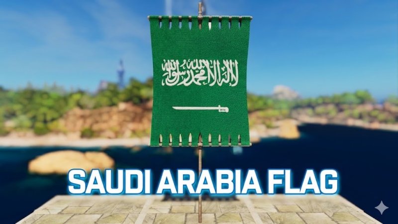 saudi arabia flag - ARK Painting