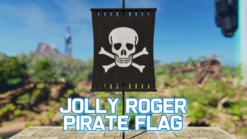 Jolly Roger (Pirate) Flag - ARK Painting