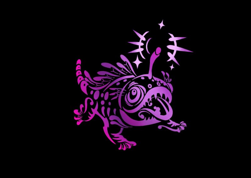 Bulbdog Tribal Billboard - ARK Painting